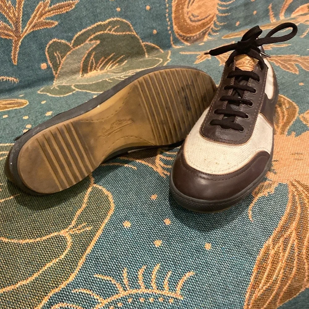 Louis Vuitton Canvas sneakers men size 9.5 made in Italy - Picture 4 of 5